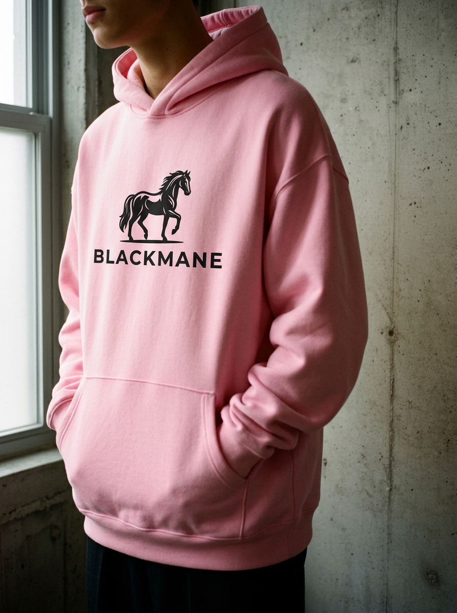 Blush Heavy Hoodie — 350gsm brushed fleece